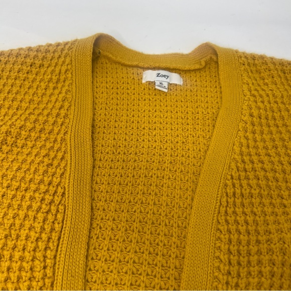Elegant Mustard Cardigan for Women - Picture 4 of 13